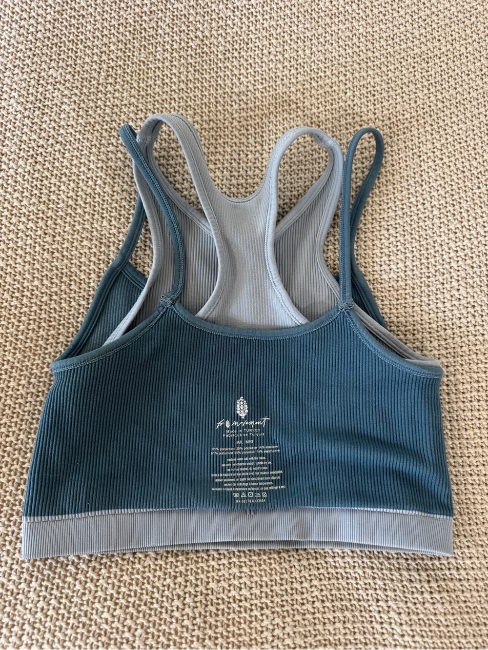 Free People FP Movement Bra - Blue - Picture 3 of 4